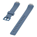 For Fitbit Inspire / Inspire HR Glossy Surface Silicone Watch Band, Size:S(Blue Grey)