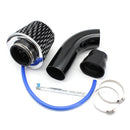 Universal Car Cold Air Intake Kit Modified Aluminum Tube 76mm / 3inch Mushroom Head Style Air Filter(Black Carbon)
