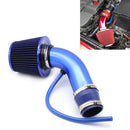 Universal Car Cold Air Intake Kit Modified Aluminum Tube 76mm / 3inch Mushroom Head Style Air Filter(All Blue)