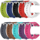 For Fitbit Ionic Twill Texture Silicone Watch Band with Buckle, Size:L(Black)