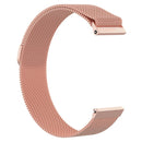 For Fitbit Versa Milanese Watch Band, Size:L(Rose Gold)