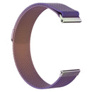 For Fitbit Versa Milanese Watch Band, Size:L(Colorful)