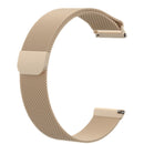 For Fitbit Versa Milanese Watch Band, Size:L(Champagne Gold)