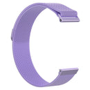 For Fitbit Versa Milanese Watch Band, Size:L(Purple)