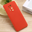 For OnePlus 8 Pro Pure Color Liquid Silicone Shockproof Full Coverage Case(Red)