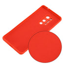 For OnePlus 8 Pro Pure Color Liquid Silicone Shockproof Full Coverage Case(Red)