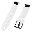 For Garmin Fenix 5S (20mm) Silicone Watch Band(White)
