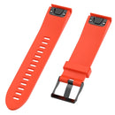For Garmin Fenix 5S (20mm) Silicone Watch Band(Orange)