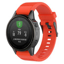 For Garmin Fenix 5S (20mm) Silicone Watch Band(Orange)
