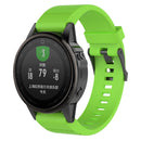 For Garmin Fenix 5S (20mm) Silicone Watch Band(Lime Green)