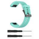 For Garmin Fenix 5S (20mm) Silicone Watch Band(Mint Green)