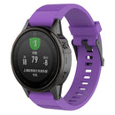 For Garmin Fenix 5S (20mm) Silicone Watch Band(Purple)