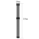 For Garmin Fenix 5S Milanese Watch Band(Rose Gold)