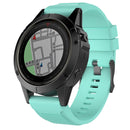 For Garmin Fenix 5X (26mm) Fenix3 / Fenix3 HR Silicone Watch Band(Mint Green)