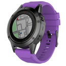 For Garmin Fenix 5X (26mm) Fenix3 / Fenix3 HR Silicone Watch Band(Purple)