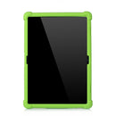 For Lenovo Tab M10 Tablet PC Silicone Protective Case with Invisible Bracket(Green)