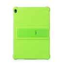For Lenovo Tab M10 Tablet PC Silicone Protective Case with Invisible Bracket(Green)