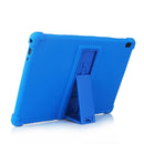 For Lenovo Tab M10 Tablet PC Silicone Protective Case with Invisible Bracket(Green)