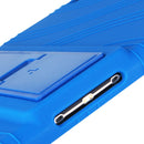 For Lenovo Tab M10 Tablet PC Silicone Protective Case with Invisible Bracket(Green)