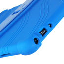 For Lenovo Tab M10 Tablet PC Silicone Protective Case with Invisible Bracket(Purple)