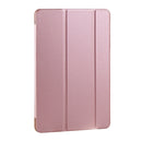 For Huawei MatePad Pro 10.8 inch 3-folding Horizontal Flip PU Leather + Shockproof Honeycomb TPU Case with Holder(Rose Gold)