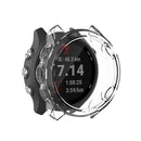 For Garmin Forerunner 245 / 245M Smart Watch Silicone Protective Case(Transparent Black)