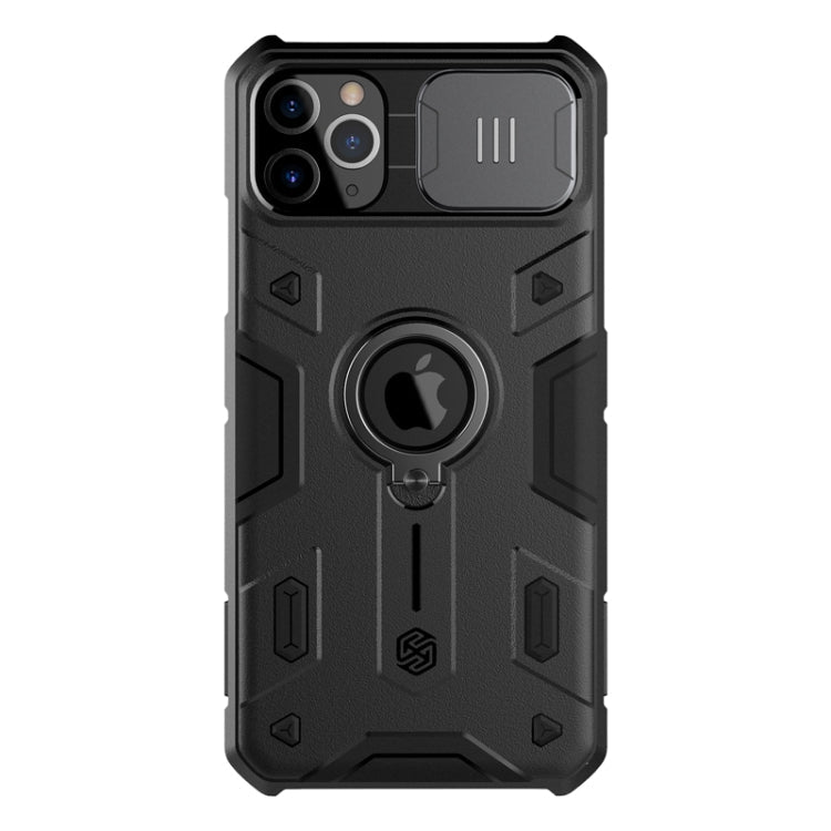 For iPhone 11 Pro NILLKIN Shockproof CamShield Armor Protective Case with Invisible Ring Holder(Black)