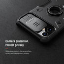 For iPhone 11 NILLKIN Shockproof CamShield Armor Protective Case with Invisible Ring Holder(Green)