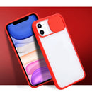For iPhone 11 Sliding Camera Cover Design TPU Protective Case(Purple)