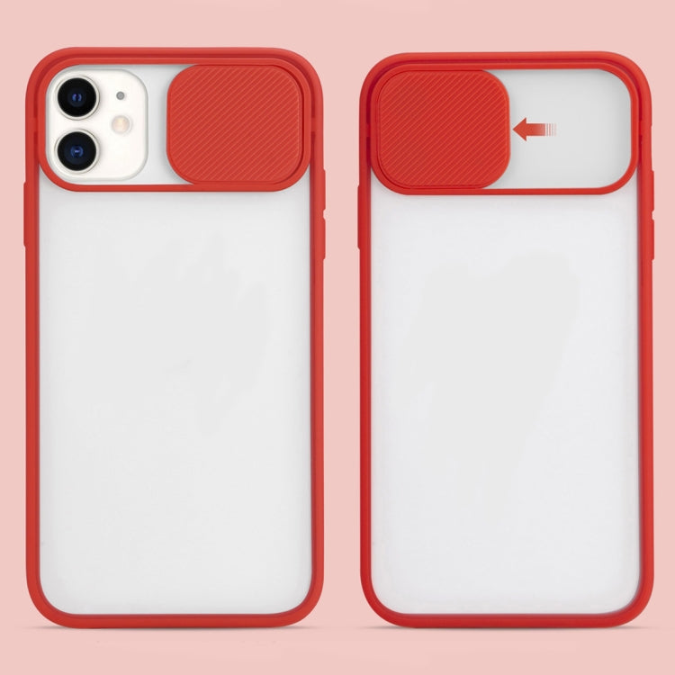 For iPhone 11 Sliding Camera Cover Design TPU Protective Case(Purple)