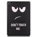 For Huawei MediaPad M5 Lite 10.0 inch Custer Painted PU Leather Case with Sleep / Wake-up Function & 3-Fold Holder(Big Eye Me)