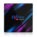 H96 Max-3318 4K Ultra HD Android TV Box with Remote Controller, Android 10.0, RK3318 Quad-Core 64bit Cortex-A53, 4GB+32GB, Support TF Card / USBx2 / AV / Ethernet, Plug Specification:EU Plug