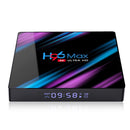 H96 Max-3318 4K Ultra HD Android TV Box with Remote Controller, Android 10.0, RK3318 Quad-Core 64bit Cortex-A53, 4GB+32GB, Support TF Card / USBx2 / AV / Ethernet, Plug Specification:EU Plug