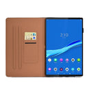 For Lenovo Tab M10 Plus TB-X606F Pure Color Painting Horizontal Flip Leather Case with Card Slots & Holder & Sleep / Wake-up Function(Dog)