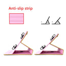 For 7 inch Universal Tablet PC Glitter Powder Love Buckle Horizontal Flip Leather Case with Holder & Card Slots(Pink)