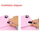 For 7 inch Universal Tablet PC Glitter Powder Love Buckle Horizontal Flip Leather Case with Holder & Card Slots(Pink)