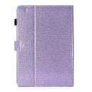 For Amazon Kindle 4/3/2/1 Love Buckle Glitter Horizontal Flip Leather Case with Holder & Card Slots(Purple)