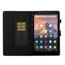 For Amazon Kindle 4/3/2/1 Love Buckle Glitter Horizontal Flip Leather Case with Holder & Card Slots(Purple)