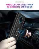 For Xiaomi Redmi K30 Pro Shockproof TPU + PC Protective Case with 360 Degree Rotating Holder(Silver)