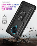 For Xiaomi Redmi K30 Pro Shockproof TPU + PC Protective Case with 360 Degree Rotating Holder(Blue)