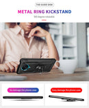 For Xiaomi Redmi K30 Pro Shockproof TPU + PC Protective Case with 360 Degree Rotating Holder(Blue)