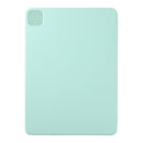 For iPad Pro 11 inch (2020) / Pro 11 2018 / Air 2020 10.9 Horizontal Flip Ultra-thin Non-buckle Magnetic PU Leather Tablet Case With Three-folding Holder & Sleep / Wake-up Function(Light Green)