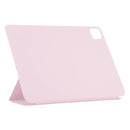 For iPad Pro 11 inch (2020) / Pro 11 2018 / Air 2020 10.9 Horizontal Flip Ultra-thin Non-buckle Magnetic PU Leather Tablet Case With Three-folding Holder & Sleep / Wake-up Function(Pink)