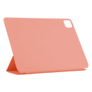 For iPad Pro 11 inch (2020) / Pro 11 2018 / Air 2020 10.9 Horizontal Flip Ultra-thin Non-buckle Magnetic PU Leather Tablet Case With Three-folding Holder & Sleep / Wake-up Function(Orange)