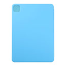 For iPad Pro 11 inch (2020) / Pro 11 2018 / Air 2020 10.9 Horizontal Flip Ultra-thin Non-buckle Magnetic PU Leather Tablet Case With Three-folding Holder & Sleep / Wake-up Function(Blue)