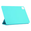 For iPad Pro 11 inch (2020) / Pro 11 2018 / Air 2020 10.9 Horizontal Flip Ultra-thin Non-buckle Magnetic PU Leather Tablet Case With Three-folding Holder & Sleep / Wake-up Function(Sky Blue)