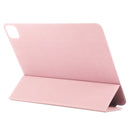 For iPad Pro 11 inch (2020) / Pro 11 2018 / Air 2020 10.9 Horizontal Flip Ultra-thin Non-buckle Magnetic PU Leather Tablet Case With Three-folding Holder & Sleep / Wake-up Function(Rose Gold)