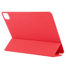 For iPad Pro 11 inch (2020) / Pro 11 2018 / Air 2020 10.9 Horizontal Flip Ultra-thin Non-buckle Magnetic PU Leather Tablet Case With Three-folding Holder & Sleep / Wake-up Function(Red)