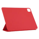 For iPad Pro 11 inch (2020) / Pro 11 2018 / Air 2020 10.9 Horizontal Flip Ultra-thin Non-buckle Magnetic PU Leather Tablet Case With Three-folding Holder & Sleep / Wake-up Function(Red)