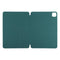 For iPad Pro 11 inch (2020) / Pro 11 2018 / Air 2020 10.9 Horizontal Flip Ultra-thin Non-buckle Magnetic PU Leather Tablet Case With Three-folding Holder & Sleep / Wake-up Function(Dark Green)